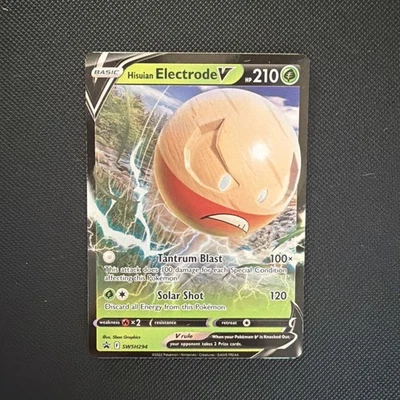 Hisuian Electrode V SWSH294 SWSH: Sword & Shield Promo Cards Holo NM/M - Image 1 of 2