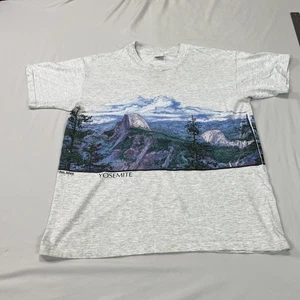 Vintage Yosemite Shirt Mens Large Anvil USA Single Stitch 1990 National Park - Picture 1 of 24