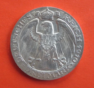 Preußen, 3 Mark 1910, Universität Berlin, vz+ - Bild 1 von 2