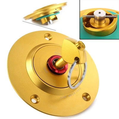 Tapa del tanque de combustible dorado Hayabusa + llave para Suzuki GSXR 1000 GSXR600 GSXR750 Foto 1 de 4