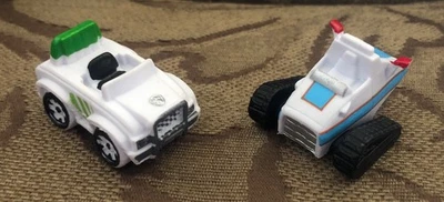 Paw Patrol Vehicles Lot Of 2 Rescue Snow Mobile Jungle Cruiser 2017 Mini 1.5” - Image 1 of 4