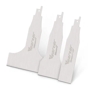 3Pcs Reciprocating Saw Blade Saber Shovel, Stainless Steel Scraper Cleaning T... - Picture 1 of 7