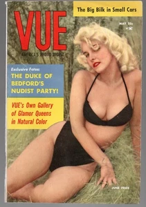 Vue May 1959 Girlie Pinup Magazine June Price Anita London Eliot Lor Glamor - Bild 1 von 8
