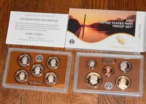 2017 US Proof Set Clad W/ Box and COA - Picture 1 of 4