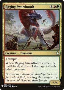 [MTG] Diente de espada furioso (XLN-226) (PLST) CASI NUEVO - Imagen 1 de 1