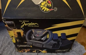 Joytech Official Jordan Grand Prix Racing Steer Wheel Pedals Dreamcast F1-Boxed - Picture 1 of 6