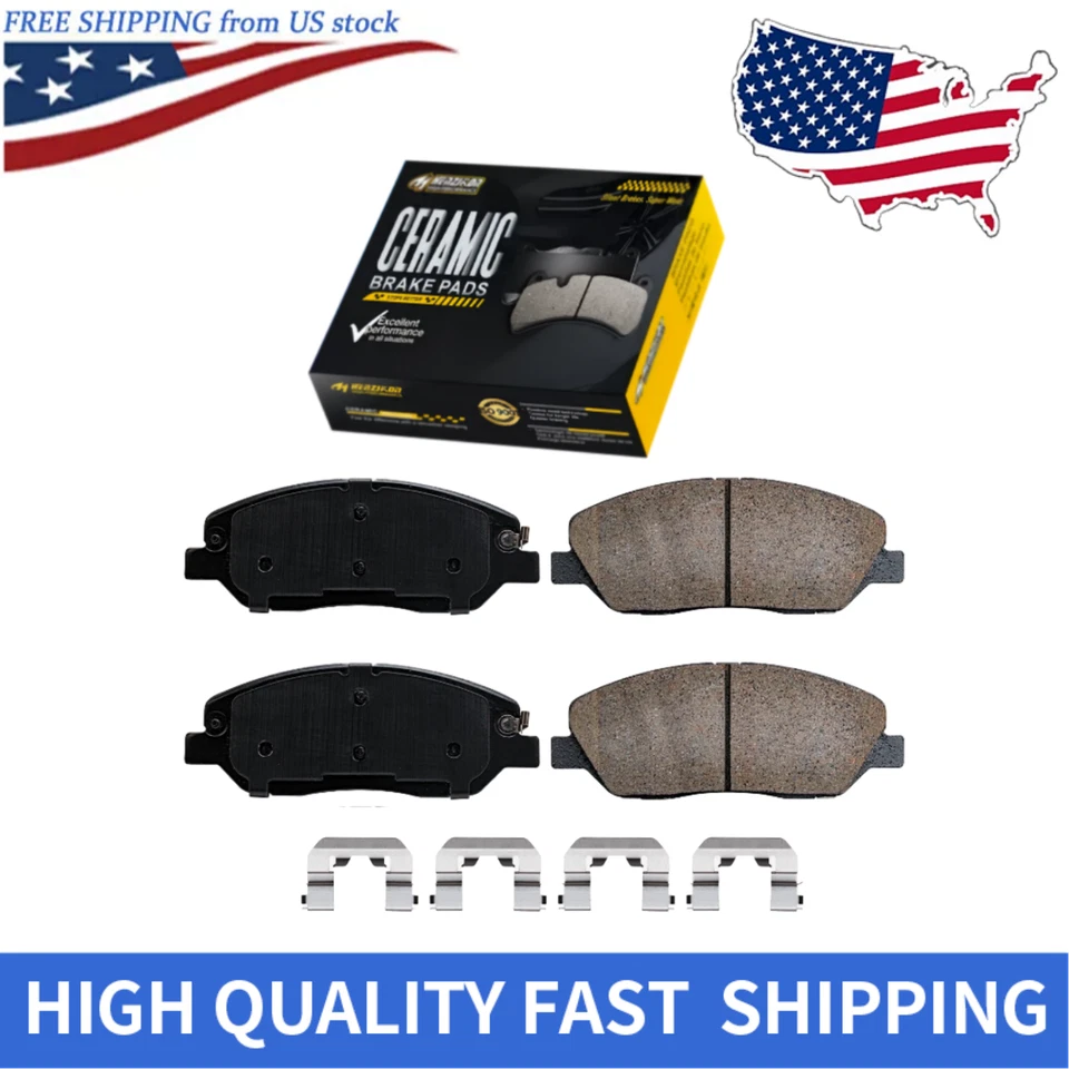 Pastillas de freno delanteras de cerámica para Hyundai Entourage Santa Fe XL Kia Sedona 2007-2009 Foto 1 de 4