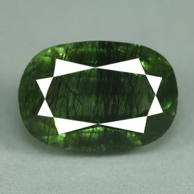9,28 quilates_muy raras_agujas de rutilo 100 % naturales sin calefacción peridoto verde_Pakistán Foto 1 de 3