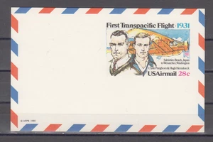 USA  1981 / MINT  - 28 CENT  AIR MAIL POSTAL CARD - SCOTT # UXC19 - Picture 1 of 1