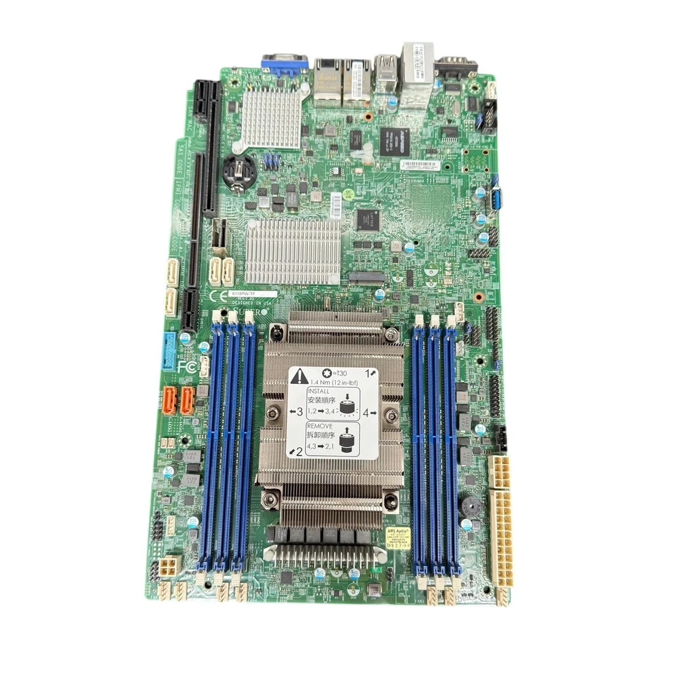 SUPERMICRO X11SPW-TF-NI22 System Board-Xeon + INTEL XEON GOLD 6212U - Image 1 of 3