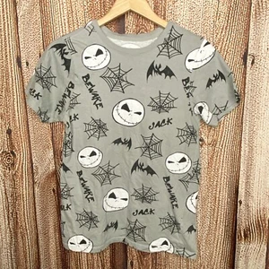Nightmare Before Christmas Boys Black Jack Skellington Halloween T-Shirt Tee XL - Picture 1 of 3