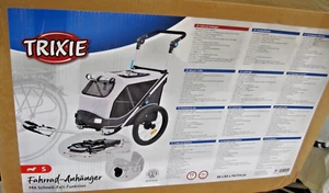 TRIXIE/ Fahrrad Anhänger ,HUNDE/ KATZEN, Bis 11Kg, Gepflegt,: Vorderrad incl. ! - Bild 1 von 11