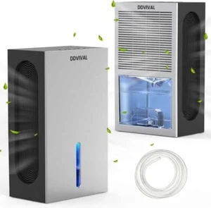 81oz, 1000 Sq. ft Dehumidifiers for Home with Drain Hose and 2 Working Modes - Picture 1 of 8