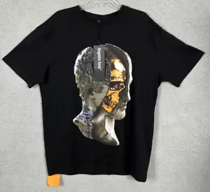 Forgotten Faces Mens Oversized Cotton Short Sleeve Graphic Tee Black Large NWTs. - Picture 1 of 10
