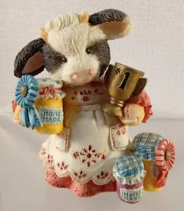 Statuina Mary's Moo Moos Mucca Conservata per essere la migliore 1994 Enesco 125679 Jam - Foto 1 di 6