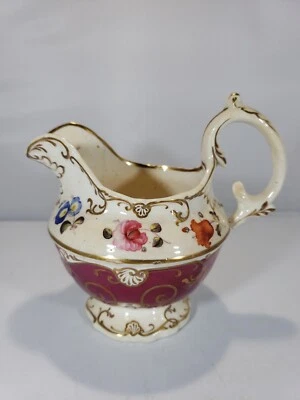 H.R Daniel Rare Antique Porcelain Creamer c.1830 #5044  - Image 1 of 4