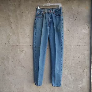 Vtg Sz 11/12 Jordache Jeans 27x31 Womens Classic Fit Blue Denim High Waisted - Picture 1 of 10