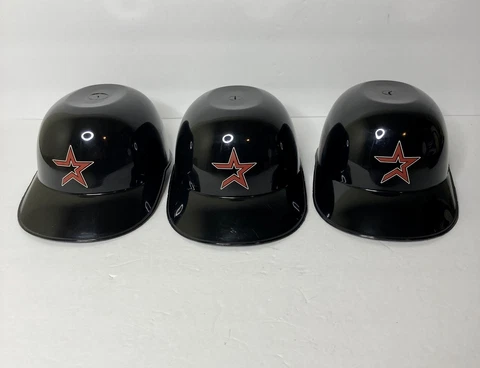 Houston Astros Baseball MLB Ice Cream Sundae Mini Snack Helmet Cup Bowls (3) Cover