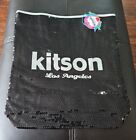 Kitson LA Authentic Black/Silver Sequin Tote Bag