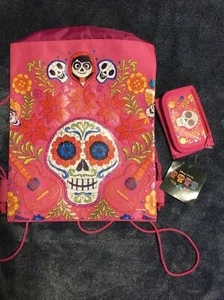 Disney Coco Miguel Set Of 2. Wallet And Backpack - Picture 1 of 5