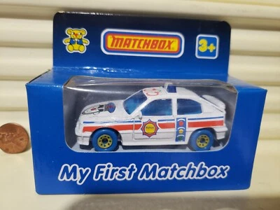Matchbox MY FIRST MATCHBOX China MB8 VAUXHALL Police PreSchool Colors New Boxed - Image 1 of 4