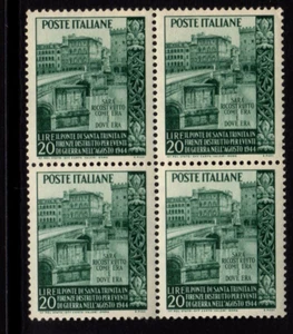 1949 Republic Italian Bridge Santatrinita Quartina New Rubber Integra - Picture 1 of 1