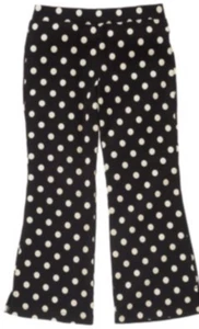 NEW Gymboree HOLIDAY PANDA Size 7 Girls BLACK & WHITE Polka Dot PANTS Bottoms - Picture 1 of 1