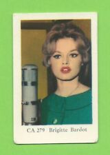 1962 Dutch Gum Card CA #279 Brigitte Bardot