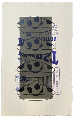 Sombreros litográficos Harvey Daniels 1968 firmados edición limitada Foto 1 de 4