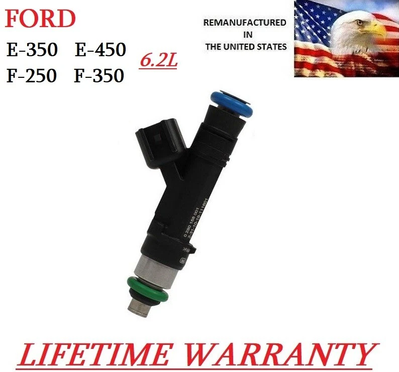 Inyectores de combustible BOSCH individuales OEM para Ford F-350 2015-2019 6,2 L #0280158344 Foto 1 de 1
