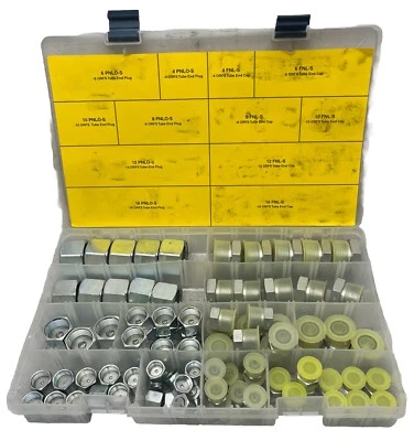 PARKER HANNIFIN PKT06276 Hydraulic Seal-Lok Plug And Cap Kit 4 Through 16 (86pc) - Image 1 of 4
