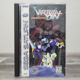 Virtual On: Cyber Troopers (Sega Saturn, 1996) Complete With Manual Registration