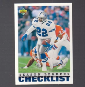 1993 Upper Deck Football #431 Season Leaders Checklist - NM/MT - Bild 1 von 2