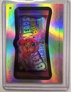2024 Topps verrückte Pakete Regenbogenfolie Parallelkarte 16 - Bärenköpfe #49/50 - Bild 1 von 2