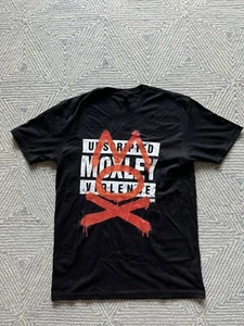 Jon Moxley Unscripted Violence AEW Wrestling T-Shirt - Black - Large - Picture 1 of 4