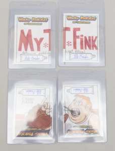 Wacky Packages 50 Aniversario KELLY GREIDER Auto (4 piezas) Obra de Arte - Imagen 1 de 8