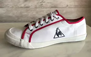 Le Coq Sportif Deauville Fabric White Men's LifeStyle Sneakers 42 Retro Shoes 9 - Picture 1 of 11