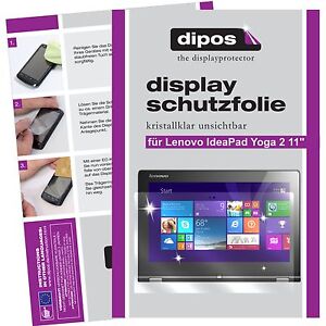 2x dipos Screen Protector for Lenovo IdeaPad Yoga 2 11 protection crystal clear