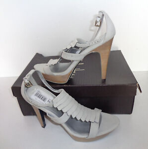 Cole Haan New Ladies Womens Leather Grey Designer High Heels Shoes UK Size 7