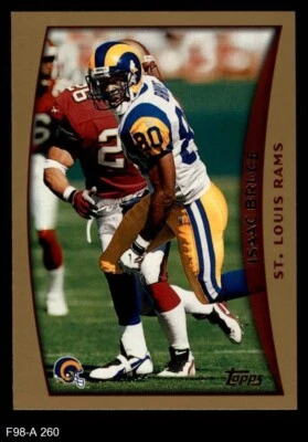 1998 Topps #260 Isaac Bruce Rams HOF Memphis  8 - NM/MT - Image 1 of 2