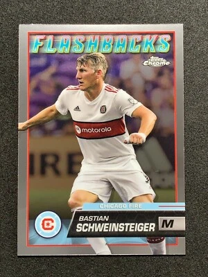 2023 Topps Chrome MLS Bastian Schweinsteiger Chicago Fire #155 Flashbacks - Image 1 of 2