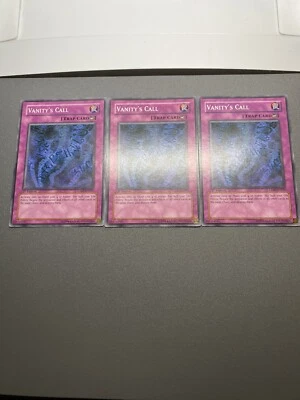 Yu-Gi-Oh! 3X Vanity’s Call Common 1st Edition CDIP-EN059 HP - Image 1 of 4