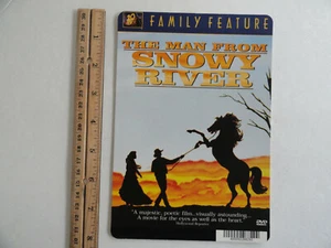 THE MAN FROM SNOWY RIVER - TARJETA DE RESPALDO DE VIDEO DE GRAN ÉXITO 5"X8" SIN PELÍCULA - Imagen 1 de 3