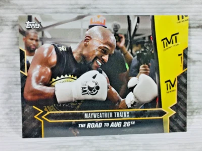 2017 TOPPS ON DEMAND #19 MAYWEATHER vs McGREGOR (MAYWEATHER TRAINS) BOXING UFC! - Image 1 of 2