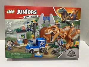 NEW! LEGO JUNIORS (10758) T REX BREAKOUT / JURASSIC WORLD: FALLEN KINGDOM - Picture 1 of 2