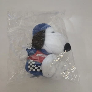Snoopy MetLife Promo Plush 5 Inch NASCAR Driver Peanuts Sealed New - Picture 1 of 6