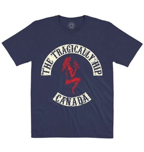 The Tragically Hip | Logo Hip Biker | Maglietta Ufficiale Artista - Foto 1 di 5