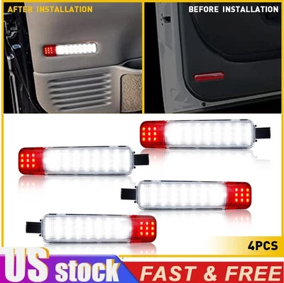 4x Door Panel Courtesy Light Reflector For Chevrolet Silverado 1500 Classic 2500 - Изображение 1 из 4