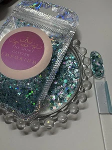 NAIL ART GLITTER NEW!! THEO  10G HOLOGRAPHIC BAG - Picture 1 of 1