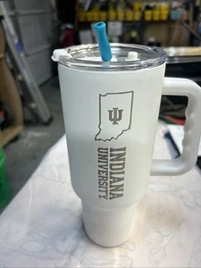Logo Brands Officially Licensed 40 oz. Tumbler IU Indiana Hoosiers Ships Free - Picture 1 of 7